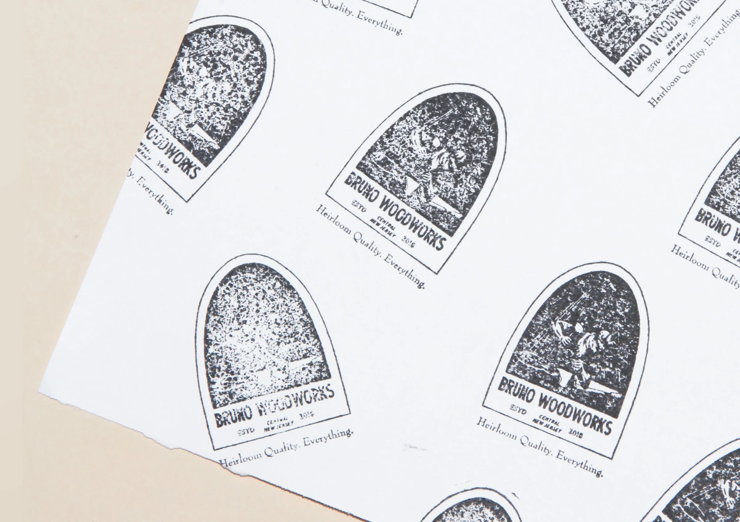 Rustic and naturally organic packaging design for a handmade goods