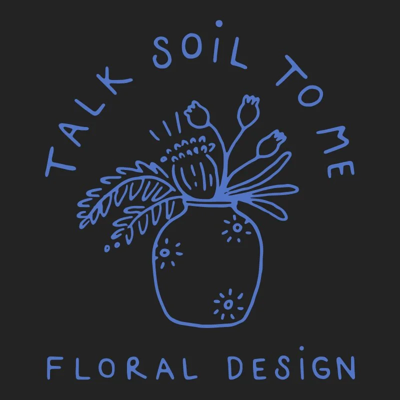 Talk Soil to Me, Florist brand identity design by Gabrielle de Fontanes