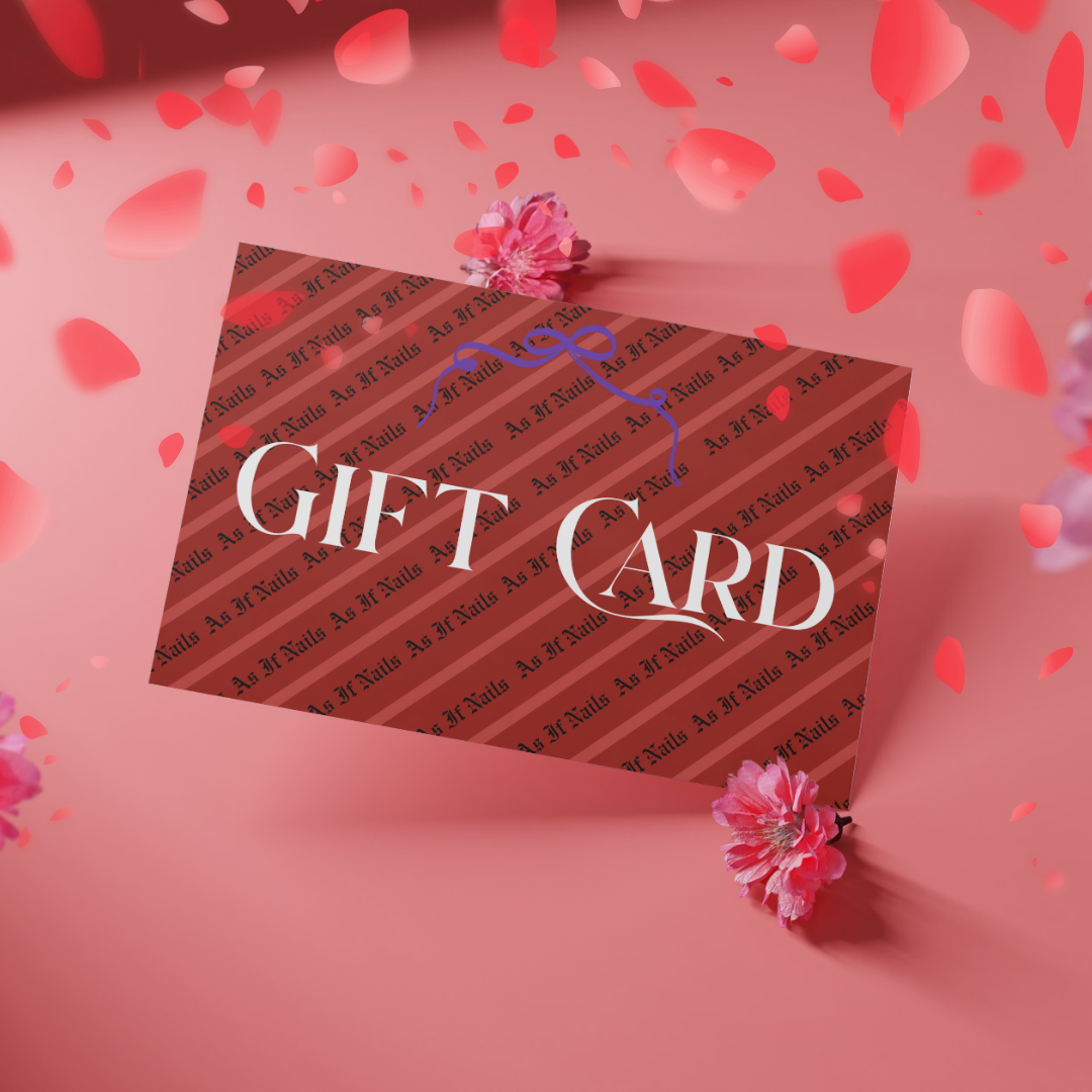 Luxury press on nails gift card handmade Scotland valentine queer drag nail gift