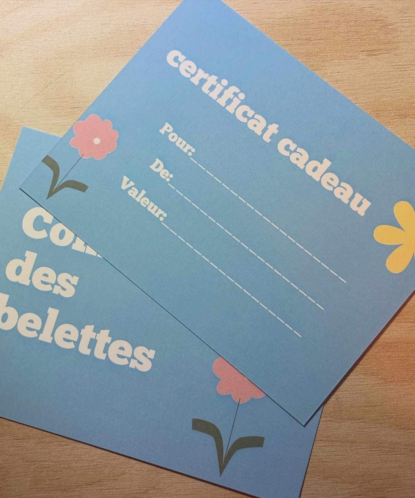 No&euml;l est d&eacute;j&agrave; presque arriv&eacute;! Besoin d&rsquo;une id&eacute;e de cadeau de derni&egrave;re minute? Tu peux maintenant te procurer un certificat cadeau!!
Si tu as besoin de toute les infos, &eacute;cris moi en priv&eacute; 🎄