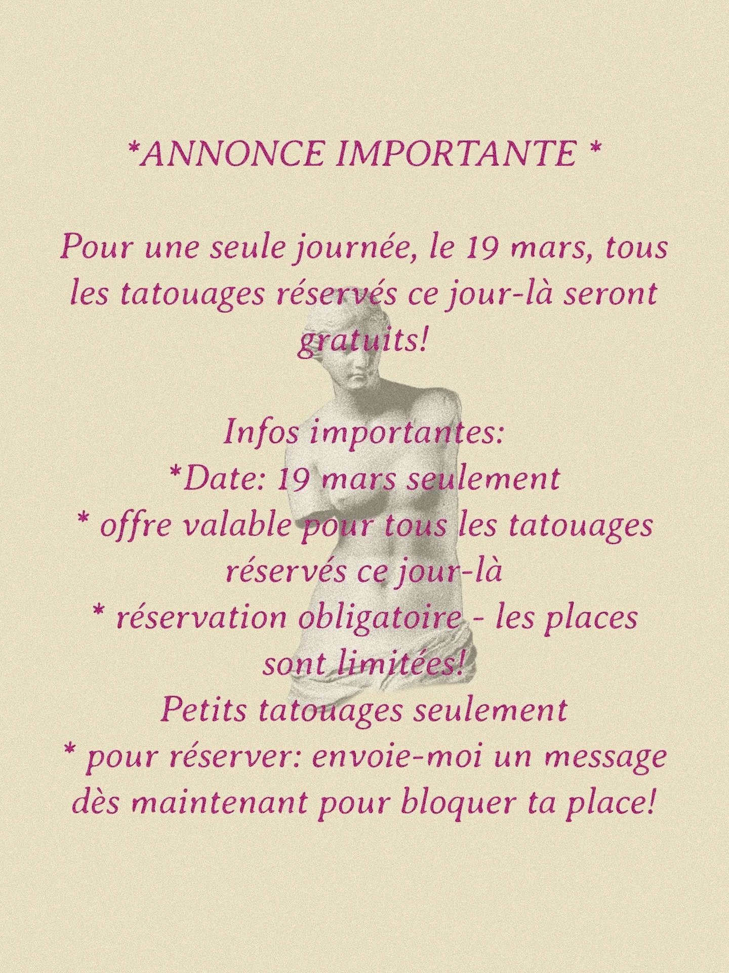 🌷MESSAGE IMPORTANT 🌷