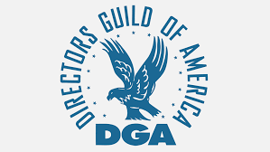 Logo of the Directors Guild of America featuring an eagle with wings spread, encircled by the organization's name