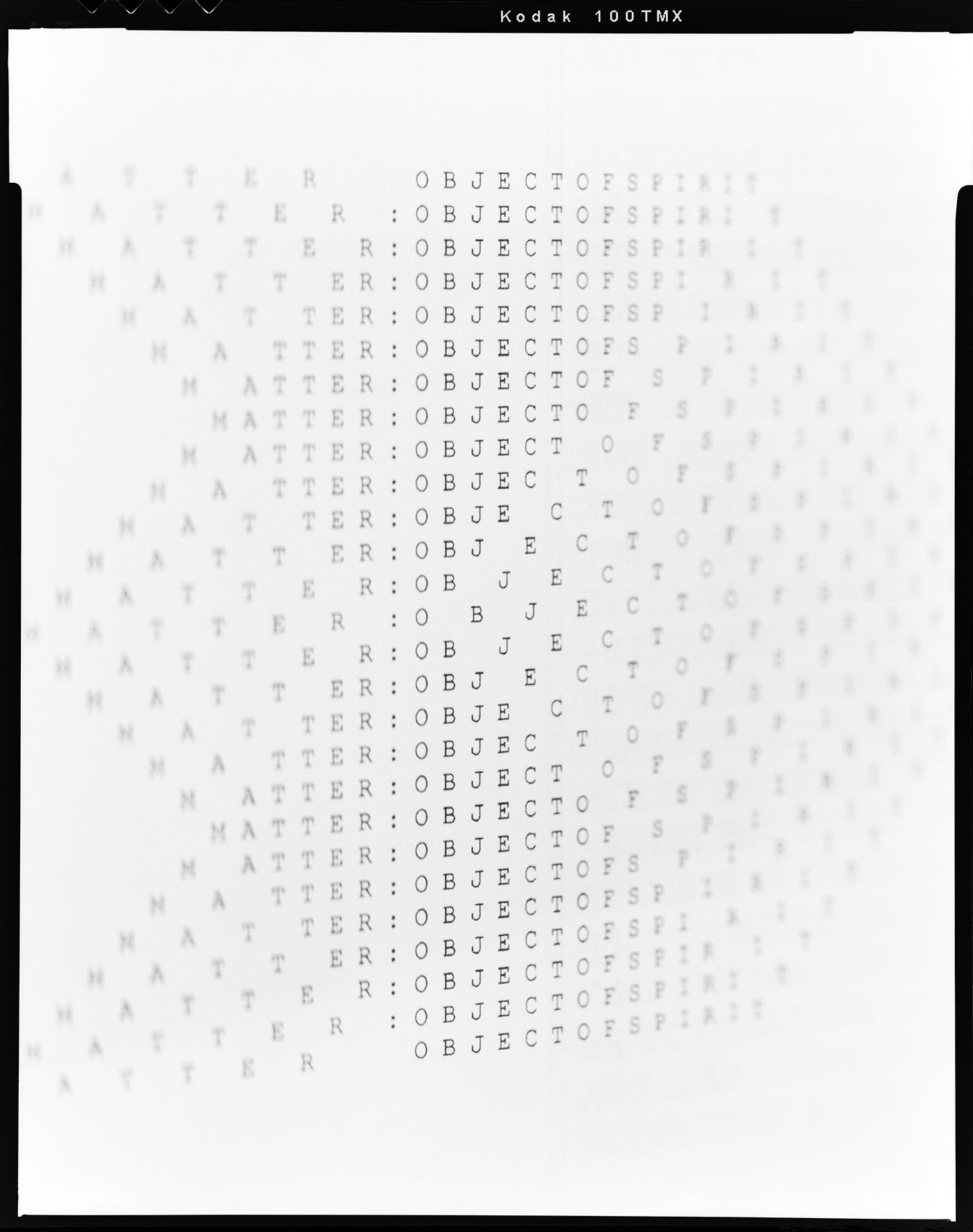 'Matter Object of Spirit'  2025