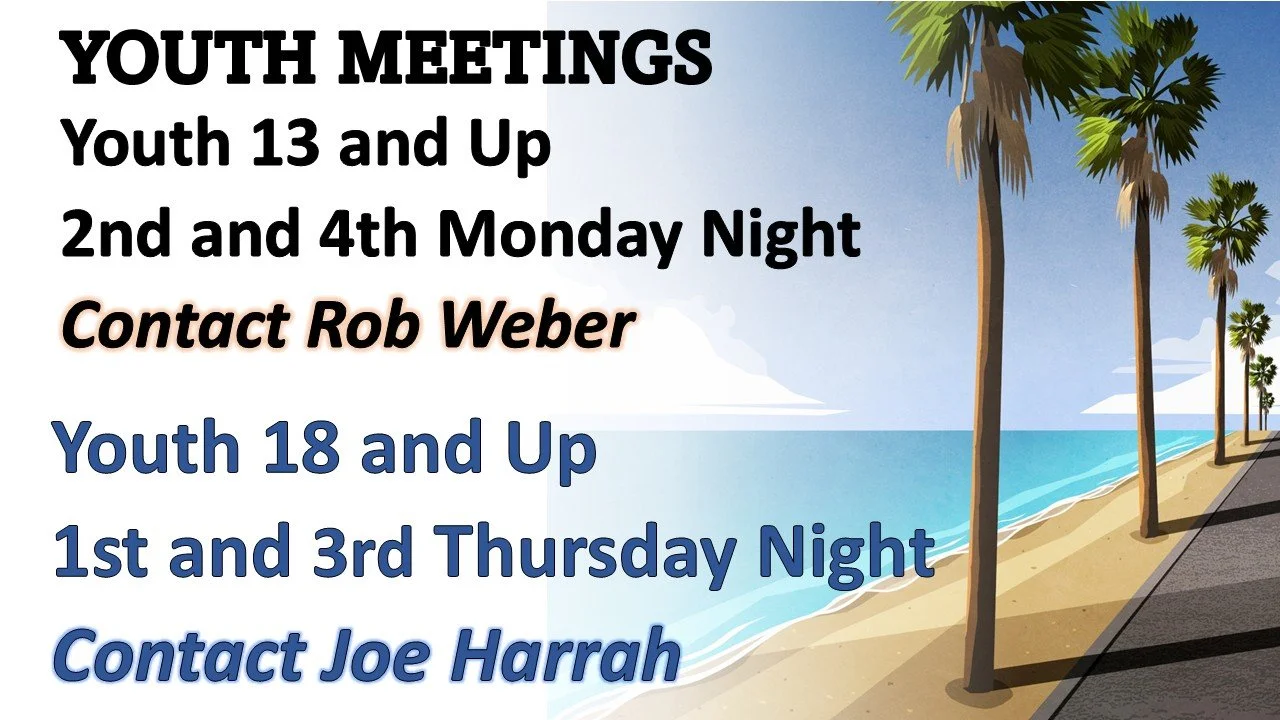 Youth Meeting: Older Youth with Bro Joe