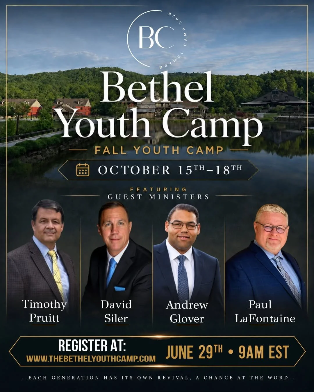 Bethel Youth Camp Registration