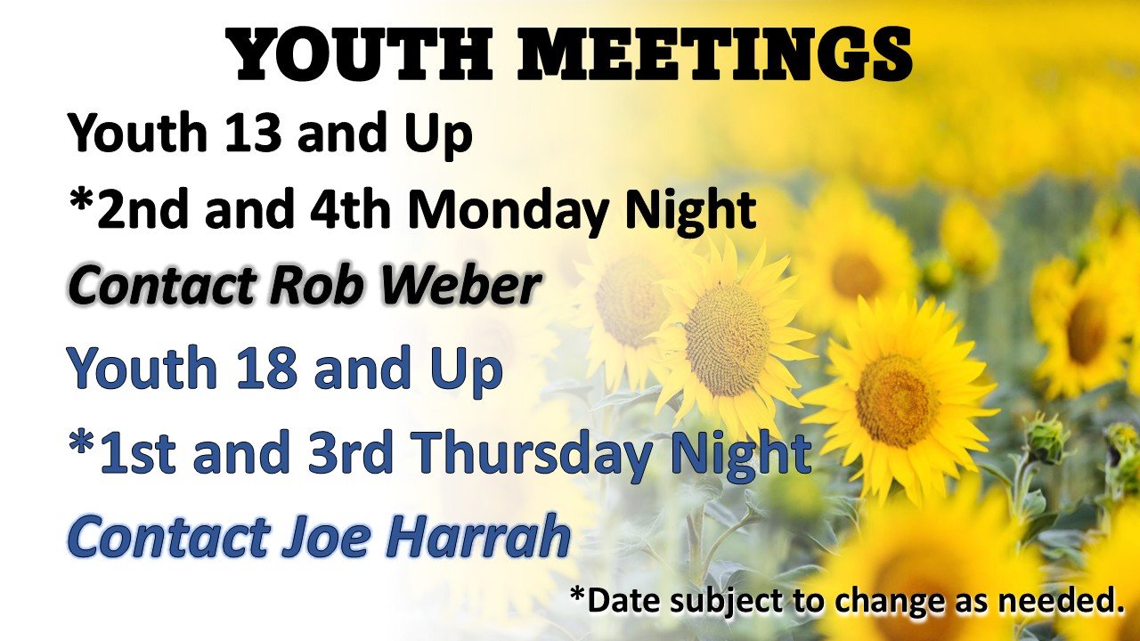 Youth Meeting 13 and Up  (Copy)