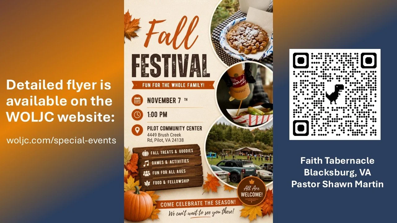  Event: Fall Festival, Faith Tabernacle Blacksburg VA