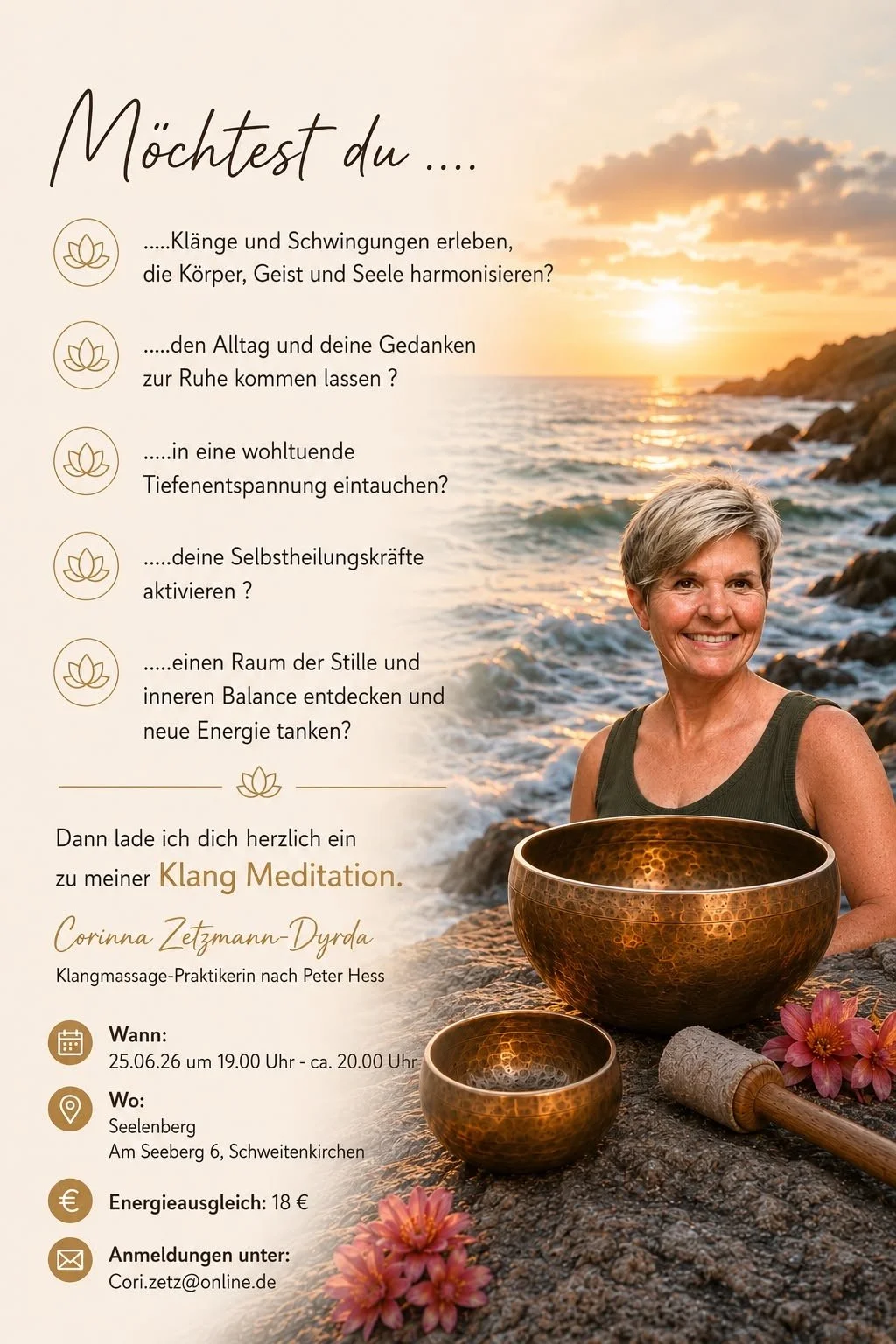 Klang Meditation mit Corinna