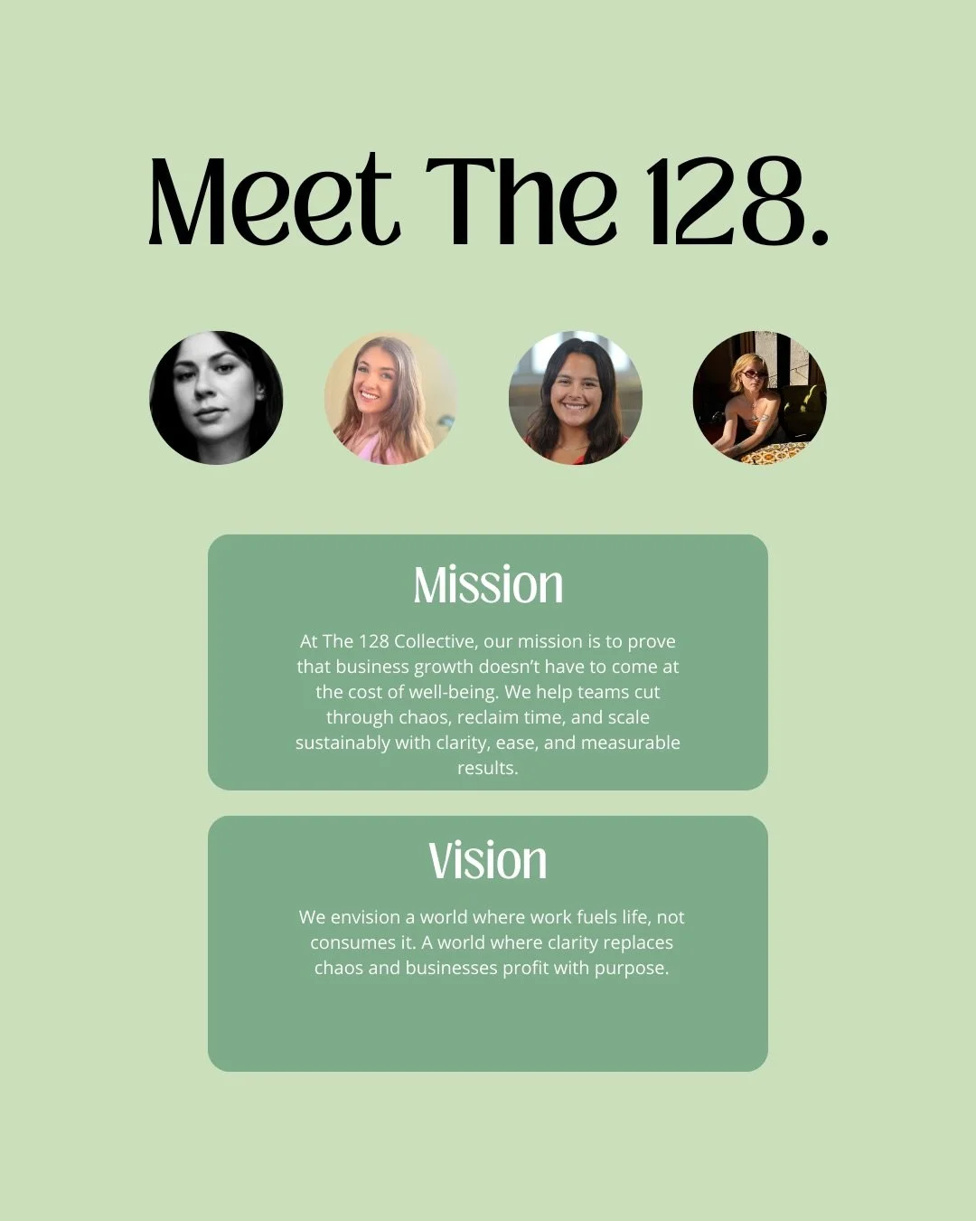 Meet the team behind the madness 💫 some of yall have been fortunate enough to meet a few of these powerhouse females.

At the heart of each engagement we take on, we&rsquo;re focused on helping our clients understand and sustain results. 

Each day,