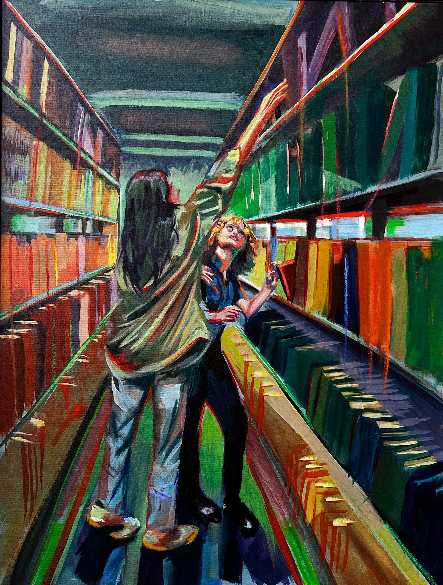 2021 "Oppressing Genius", oil and oil pastel on canvas. 

-Featured in Forsyth Tech's 2024 Annual Report

-Featured at the Benton Convention Center

-Featured at The Arts Council w/ Associated Artists