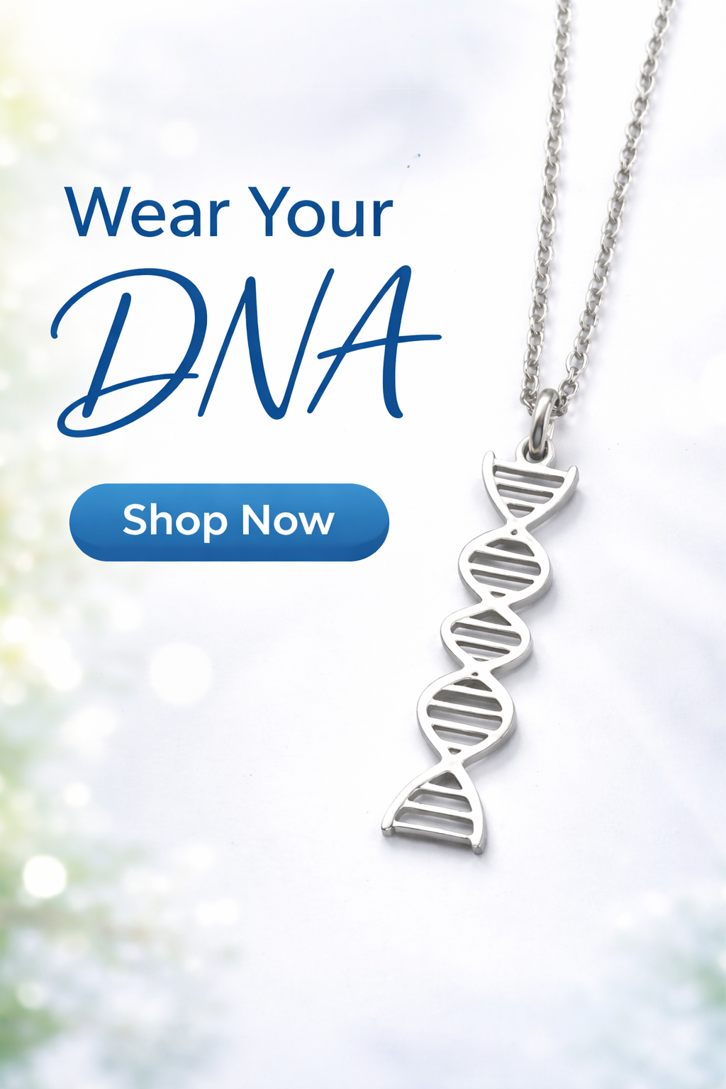 Double Helix DNA Pendant