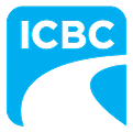 ICBC logo featuring blue background with white and blue design elements