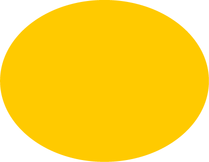 Large yellow circle on a dark background.