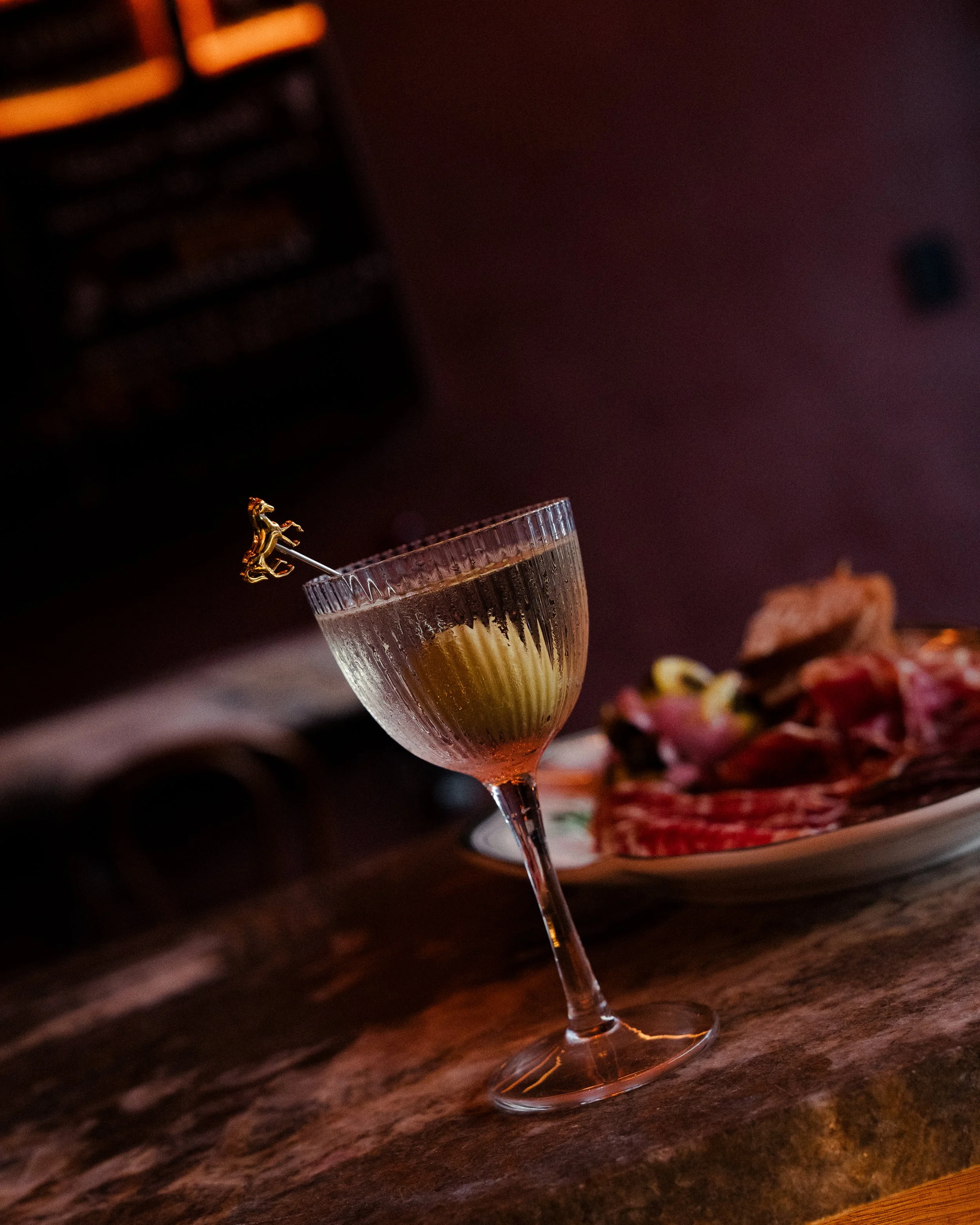Chaplin's signature martini on Lygon Street