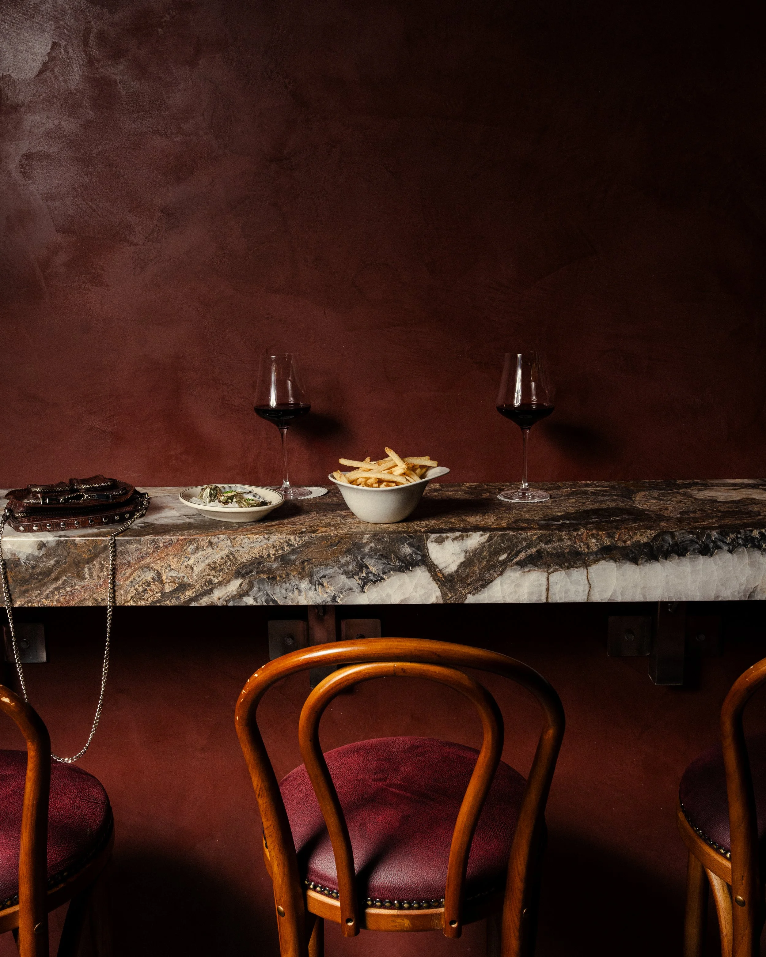 Seasonal snacks paired with curated wines