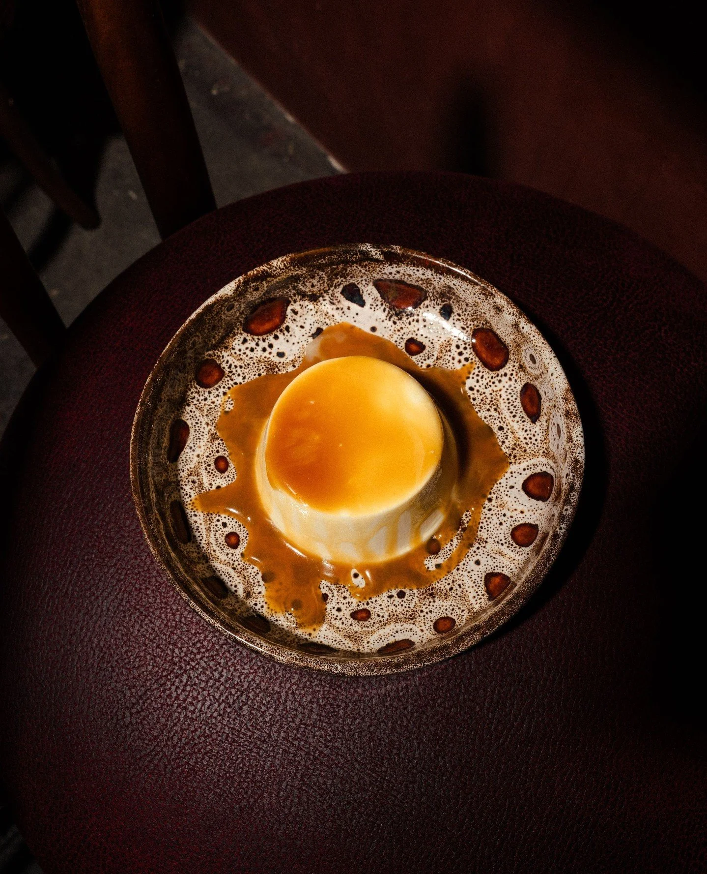 Salted Caramel Panna Cotta. ⁠
⁠
A little sweet, a little salty and entirely too good to share. ⁠
⁠
Take a seat and treat yourself tonight.