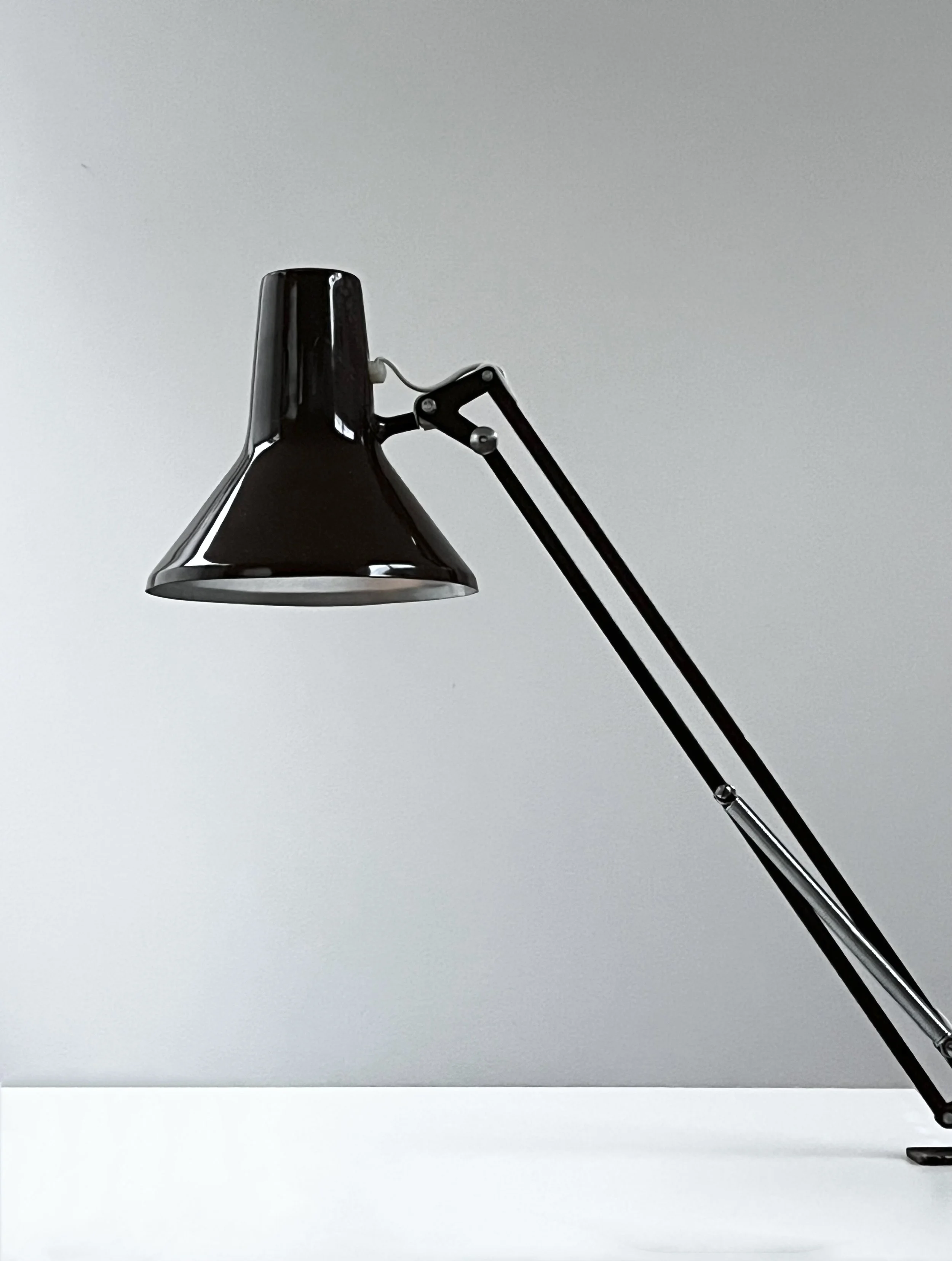 brown anglepoise lamp —  unknown