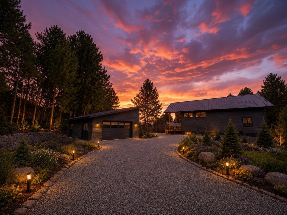 Exterior with garage sunset.jpg