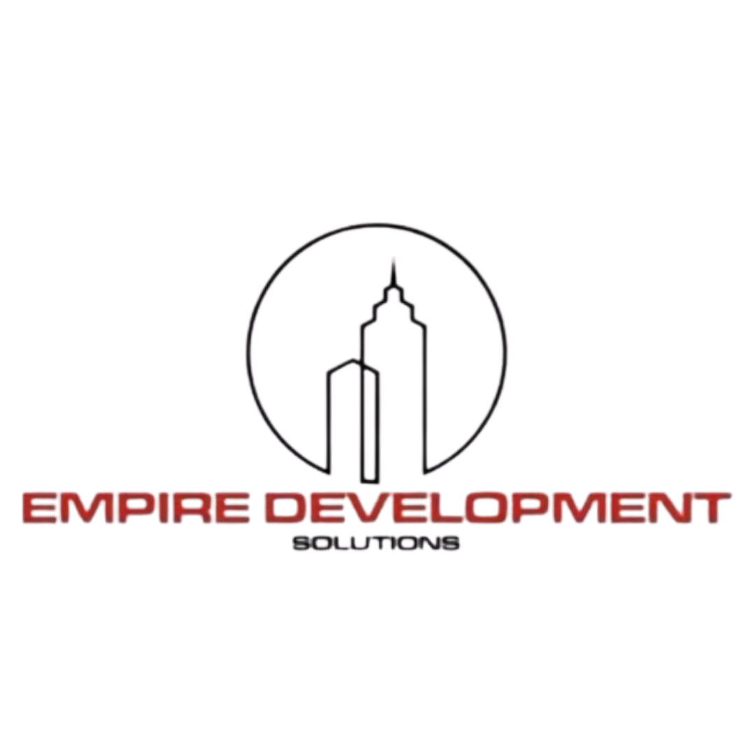 Logo of Empire Development Solutions with a stylized skyscraper inside a circle background