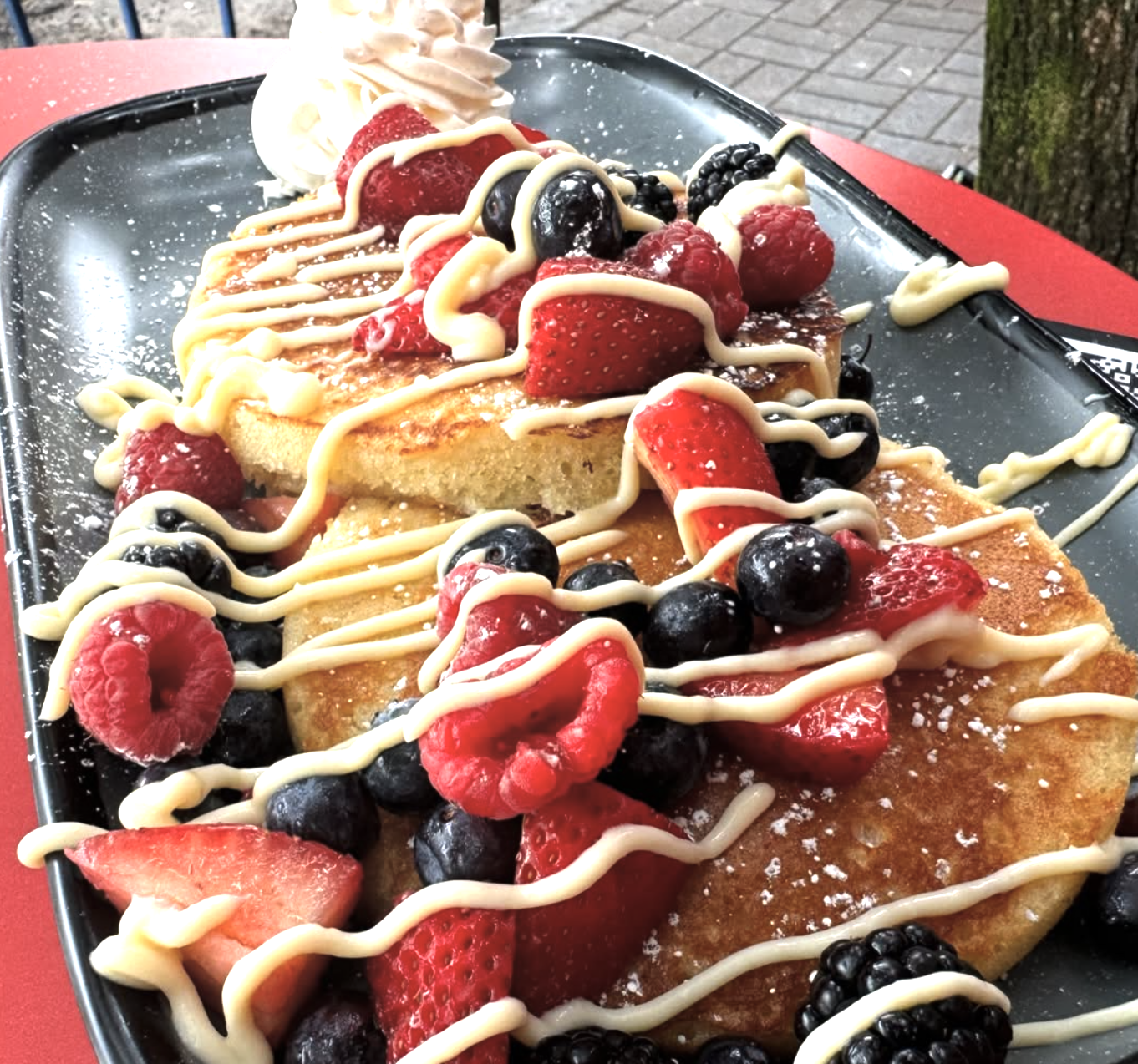 Sweet and savory breakfast 