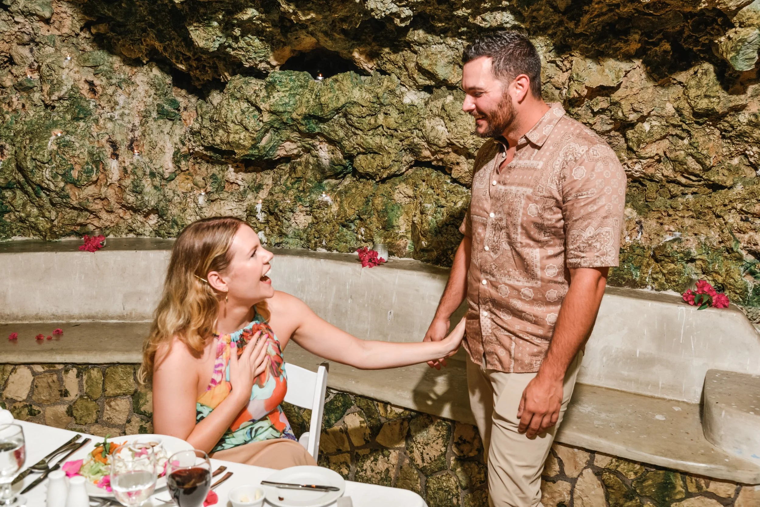 Zakk proposed at The Caves Resort in Negril, Jamaica