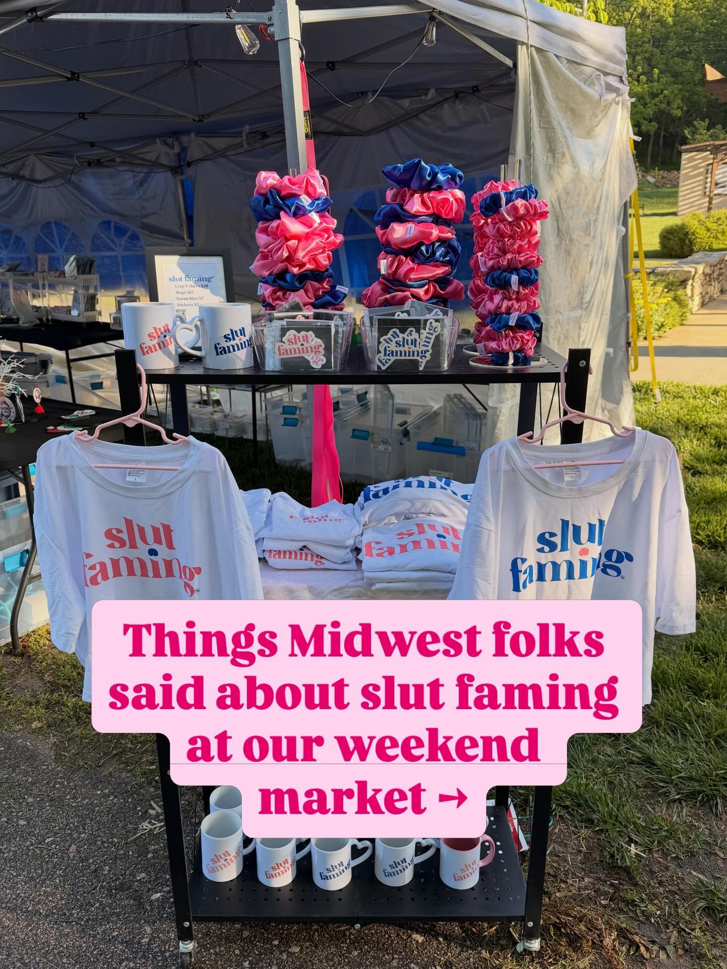 slut farming 🙃 only in the Midwest. 

Needless to say, my brand didn&rsquo;t really hit this weekend 😂 e-i-e-i-o 

Anyways&hellip; who wants one?? 

#smallbusinesssaturday #midwest #alt #bookstagrammer #ropebunny
