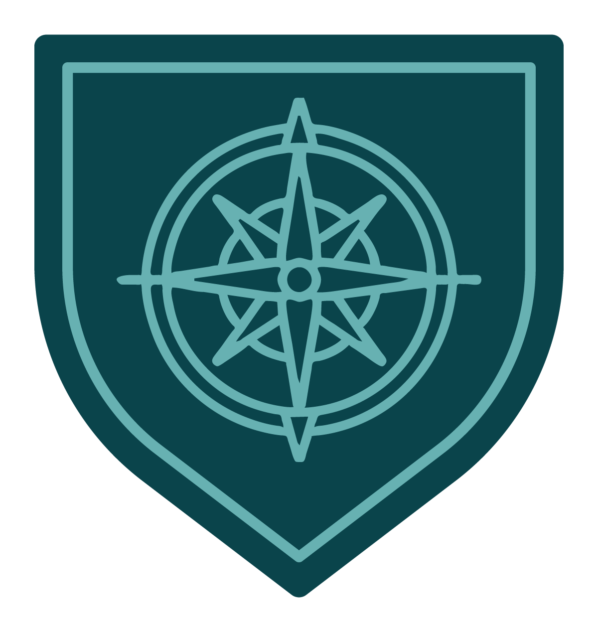 EmergeReady Solutions shield logo (teal) with compass emblem.