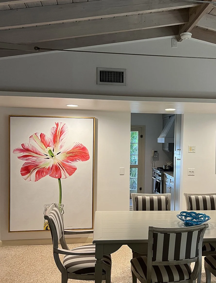 "Indian Queen Tulip" - installation view - Private collection
