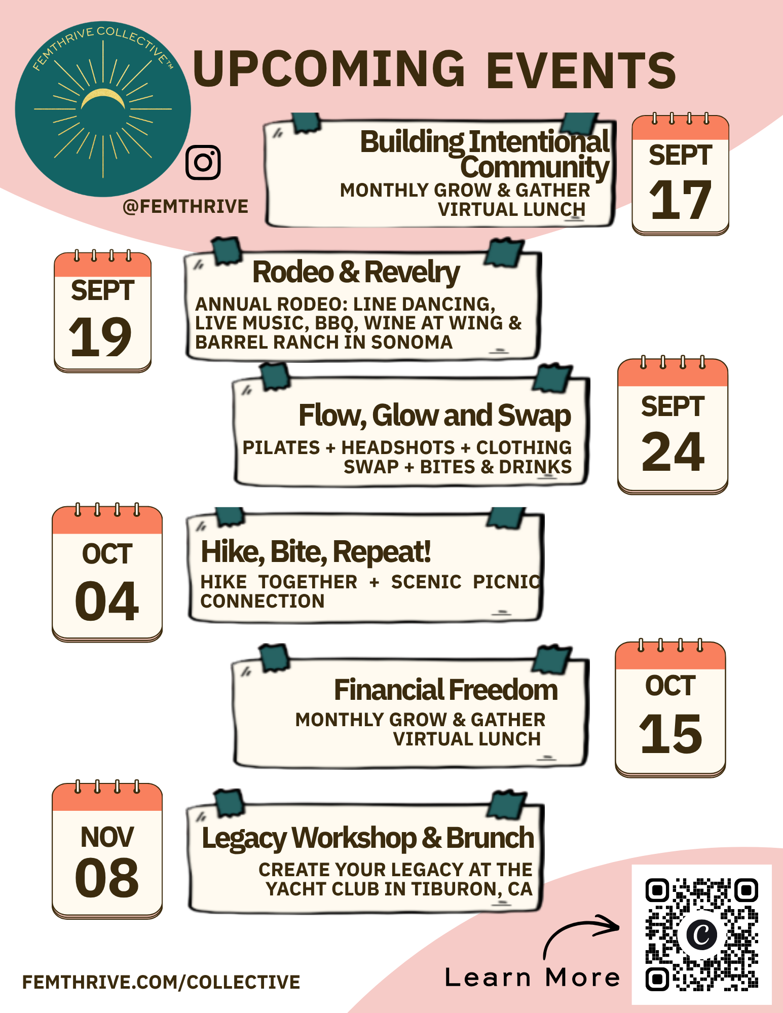 upcoming events