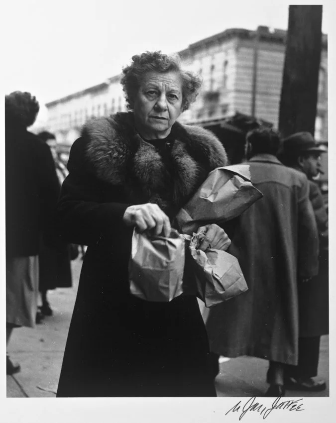 Woman with Shopping Bags-Blake Ave-Brooklyn 1951 .jpg