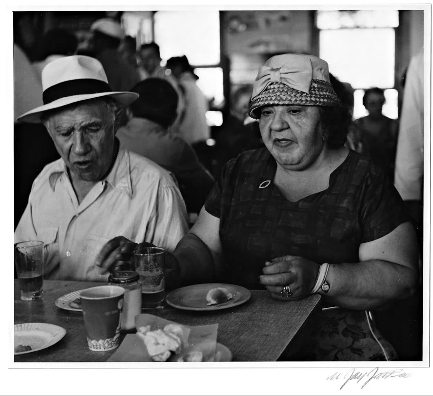 Man and Woman Eating Lunch-Coney Island-Brooklyn 1956.jpeg