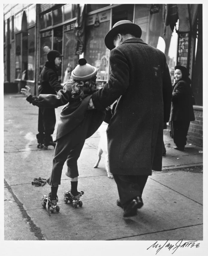 Girl Learning to Skate-Livonia-Brooklyn 1949.jpg