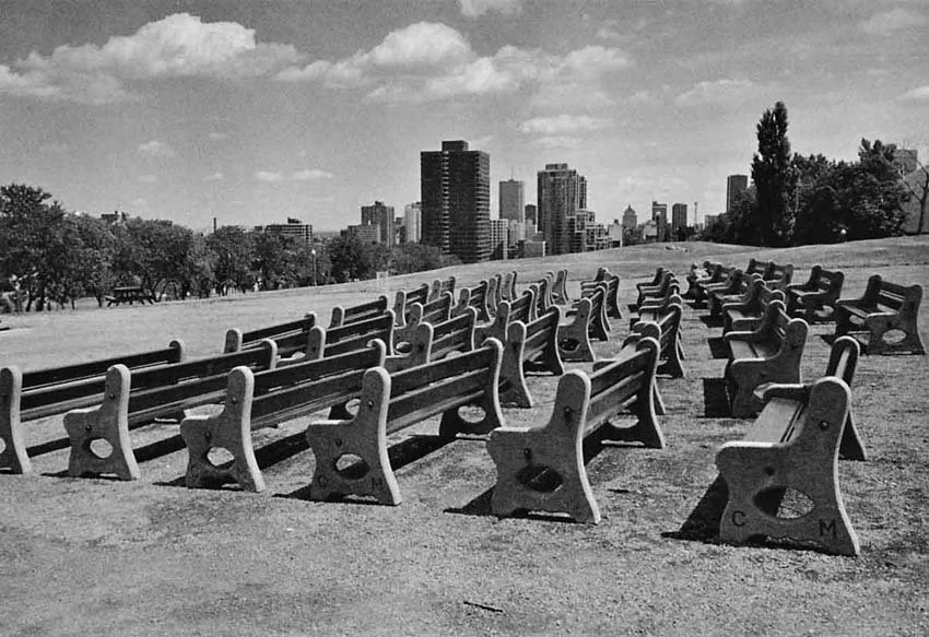 Benches-Park Royale-Montreal-Canada 1978.jpg