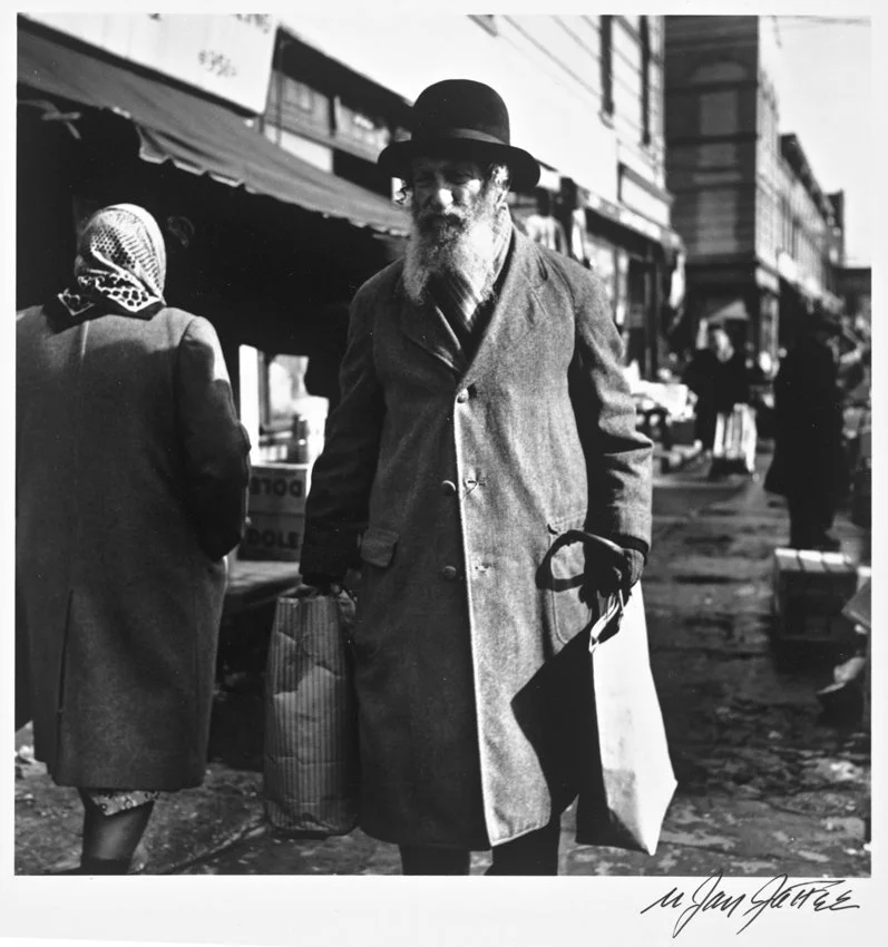 Man With Shopping Bags-Blake Ave-Brooklyn 1949jpg.jpg