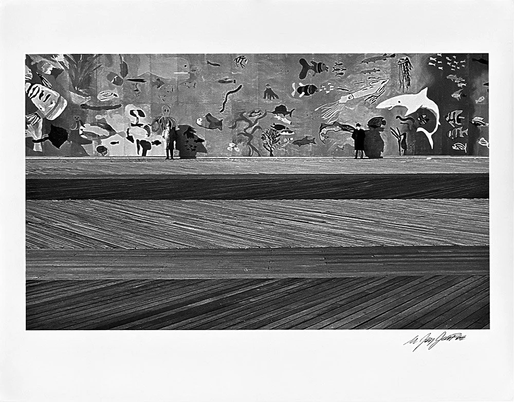 Two Men with Shark-Coney Island-c1970 - jkRtx.011426192.jpg