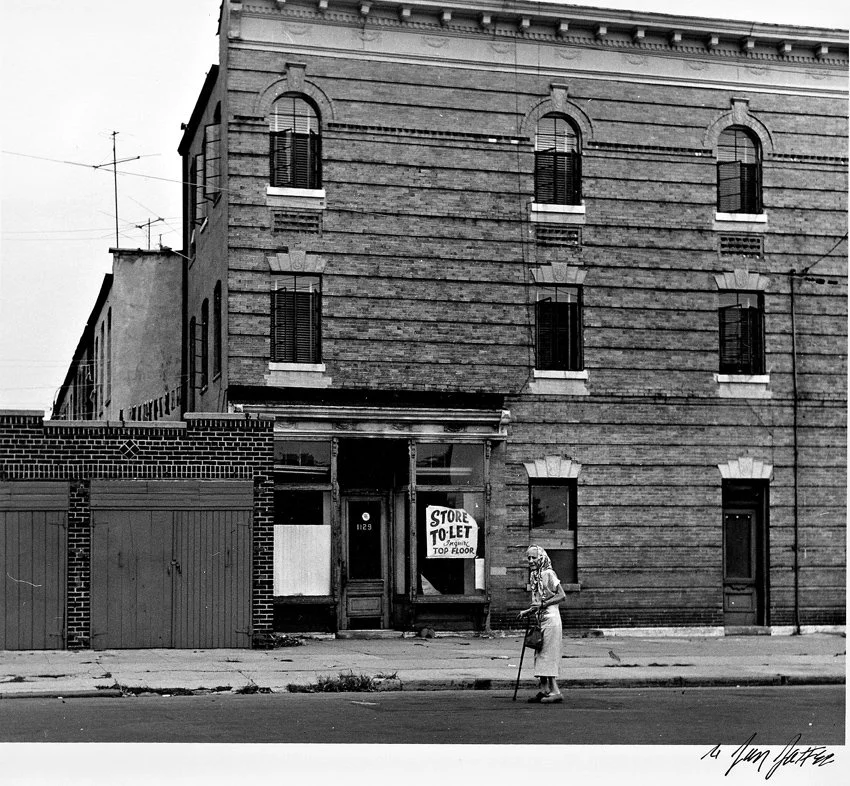Woman Walking with Cane, East New York-Brooklyn 1953.jpg