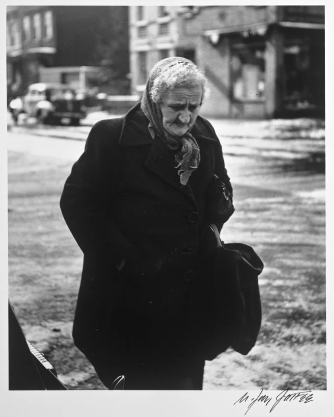 Woman Crossing Street-Brownville-Brooklyn 1952.jpg