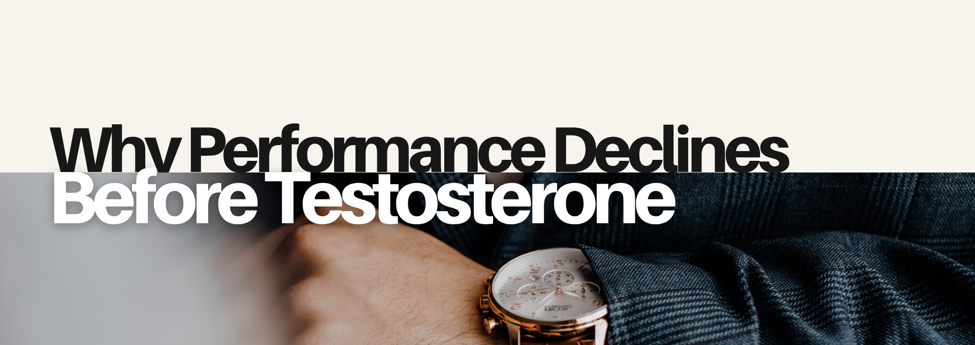 Why Performance Declines Before Testosterone Does