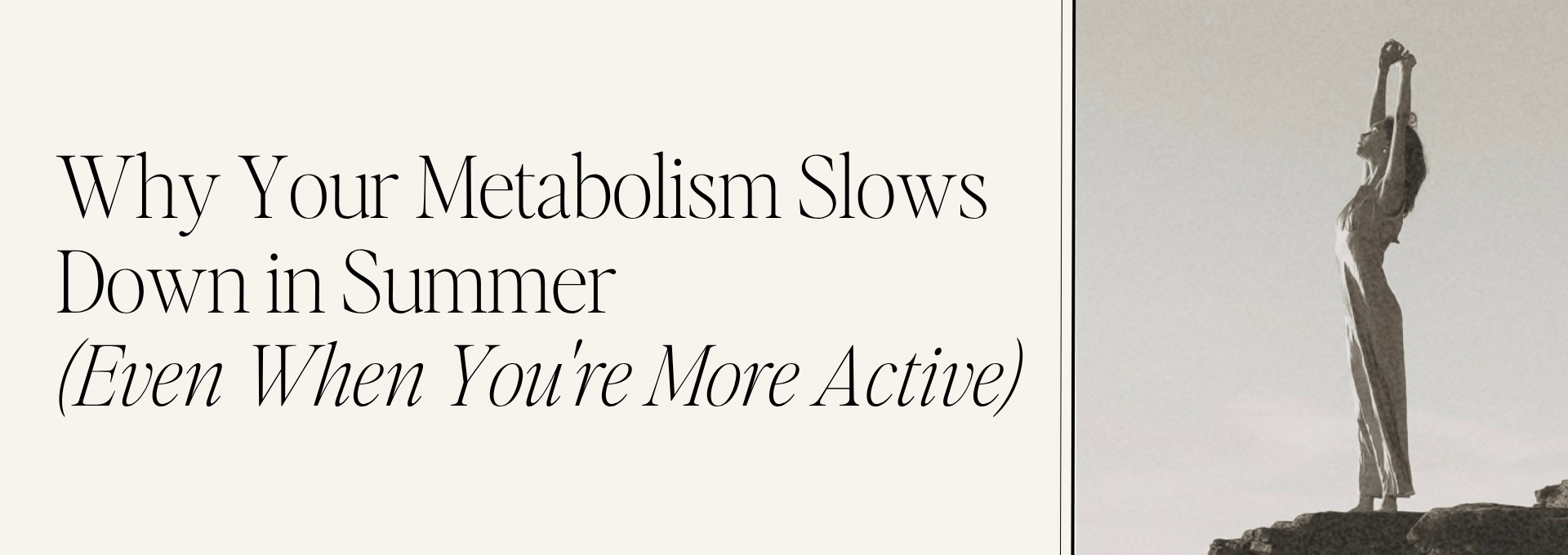 Woman checking scale frustrated by summer weight loss plateau