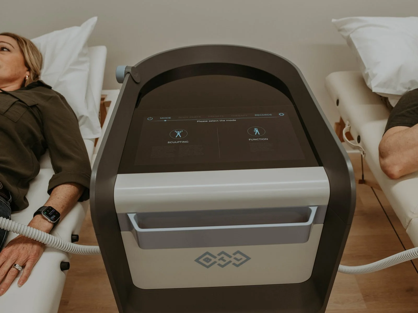 Emsculpt Neo body contouring device at Atlas Health and Wellness