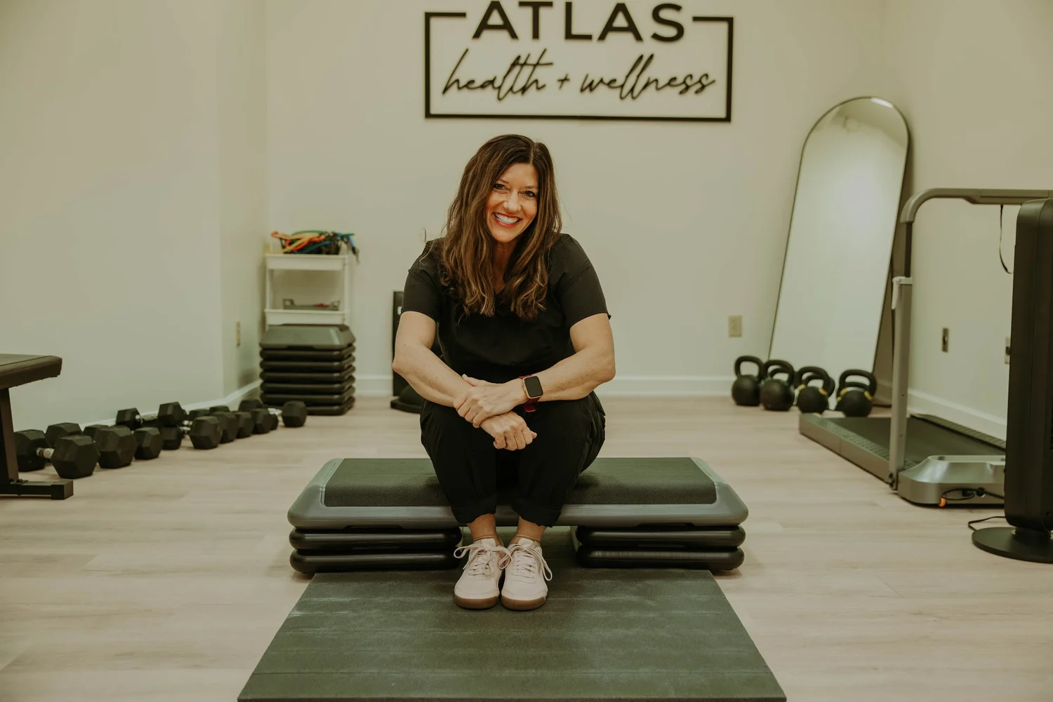 Training studio at Atlas Health and Wellness in Mount Vernon, Ohio