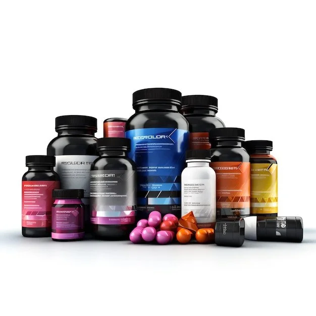 Practitioner-grade supplement bottles from the Atlas Fullscript dispensary
