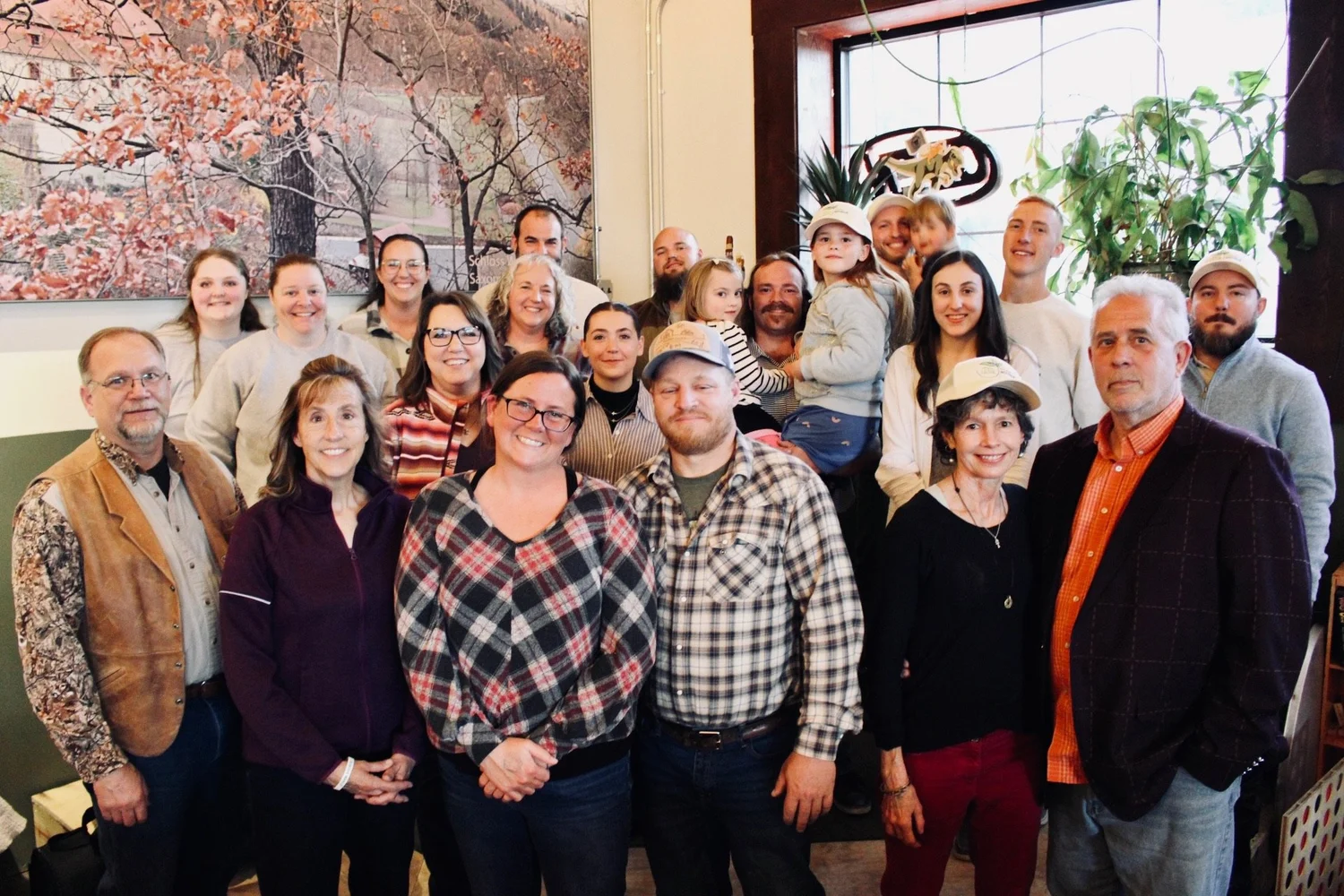 The FarmSource team, Atlas's local food partner