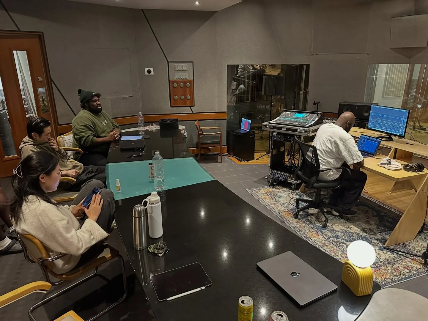 We didn&rsquo;t plan it, but when we sang Immanuel, we felt it.
God with us, right there in the room.
 🌲Come feel it with us live at the Christmas + EP Release Party on Dec 5 | 7 PM | East Village.
 🔗RSVP link in bio.
#HopeCollectiveNYC #Immanuel #