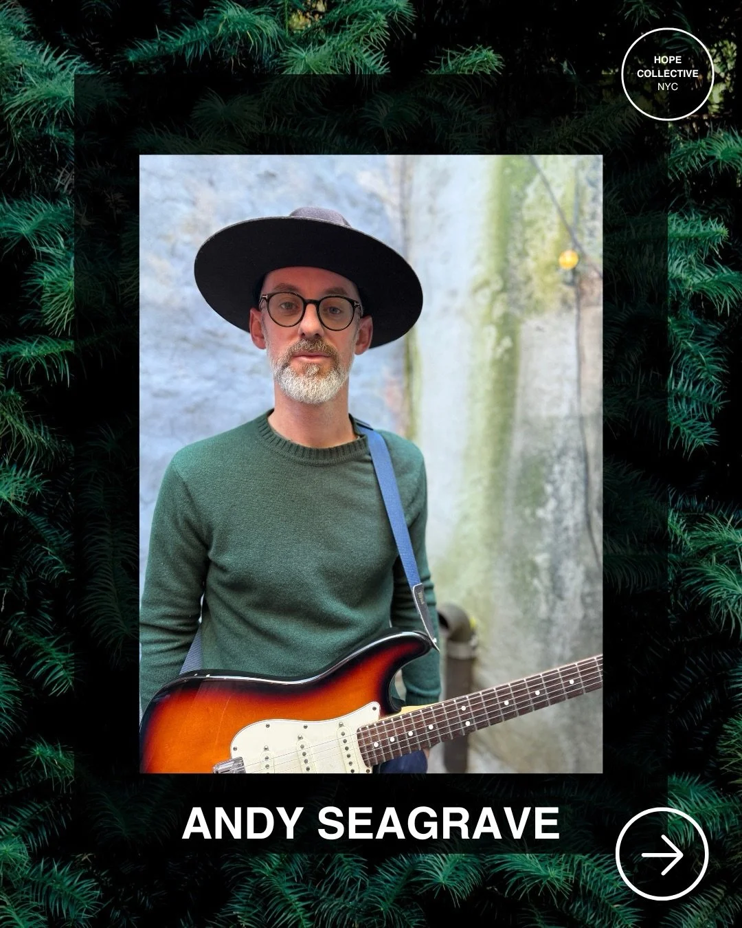 Meet our Bassist: Andy Seagrave is a Texas-raised blues guitarist, songwriter, and singer who started gigging in clubs at 18. After moving to New York, he began writing his own music and built a rock/blues trio that played stages from Rockwood Music 