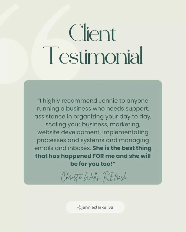 50% revenue increase. 3 new hires. ALL in 90 days. 🤯

This is what happens when a small business owner finally gets the support system she needed. 

Christie came to me with a dream and no real plan. Now she&rsquo;s got a full team behind her and is