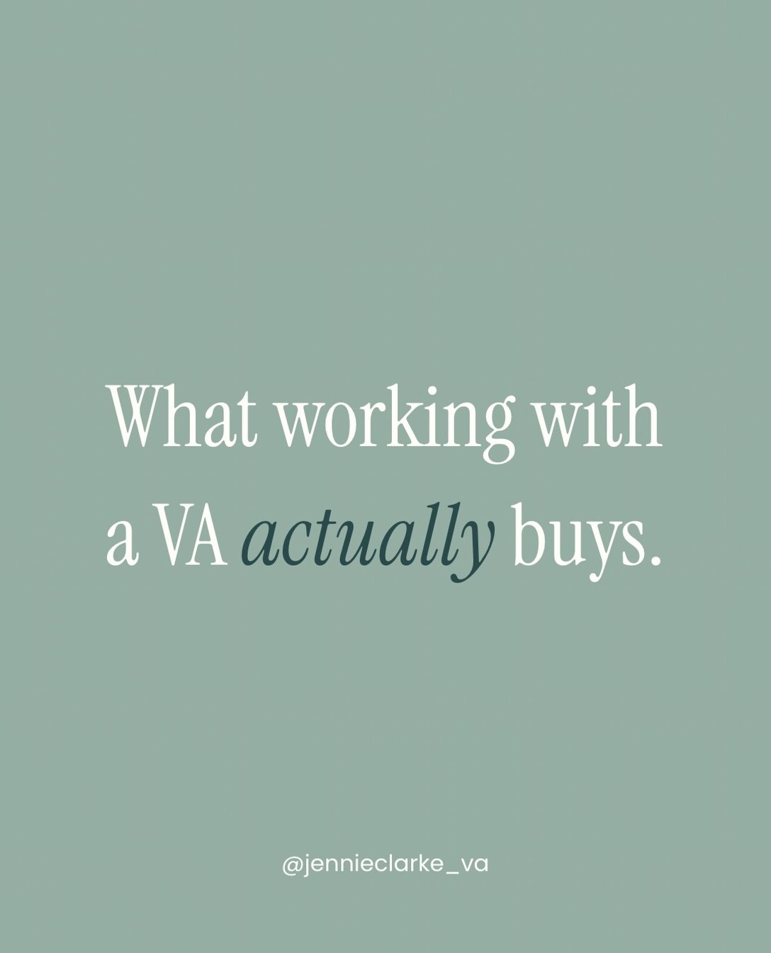 POV: You hire a virtual assistant to take XYZ off your plate.. but you end up getting soooo much more! 

Don&rsquo;t let your small business consume your life! You started your business doing something you love, but maybe now a lot of your time is sp