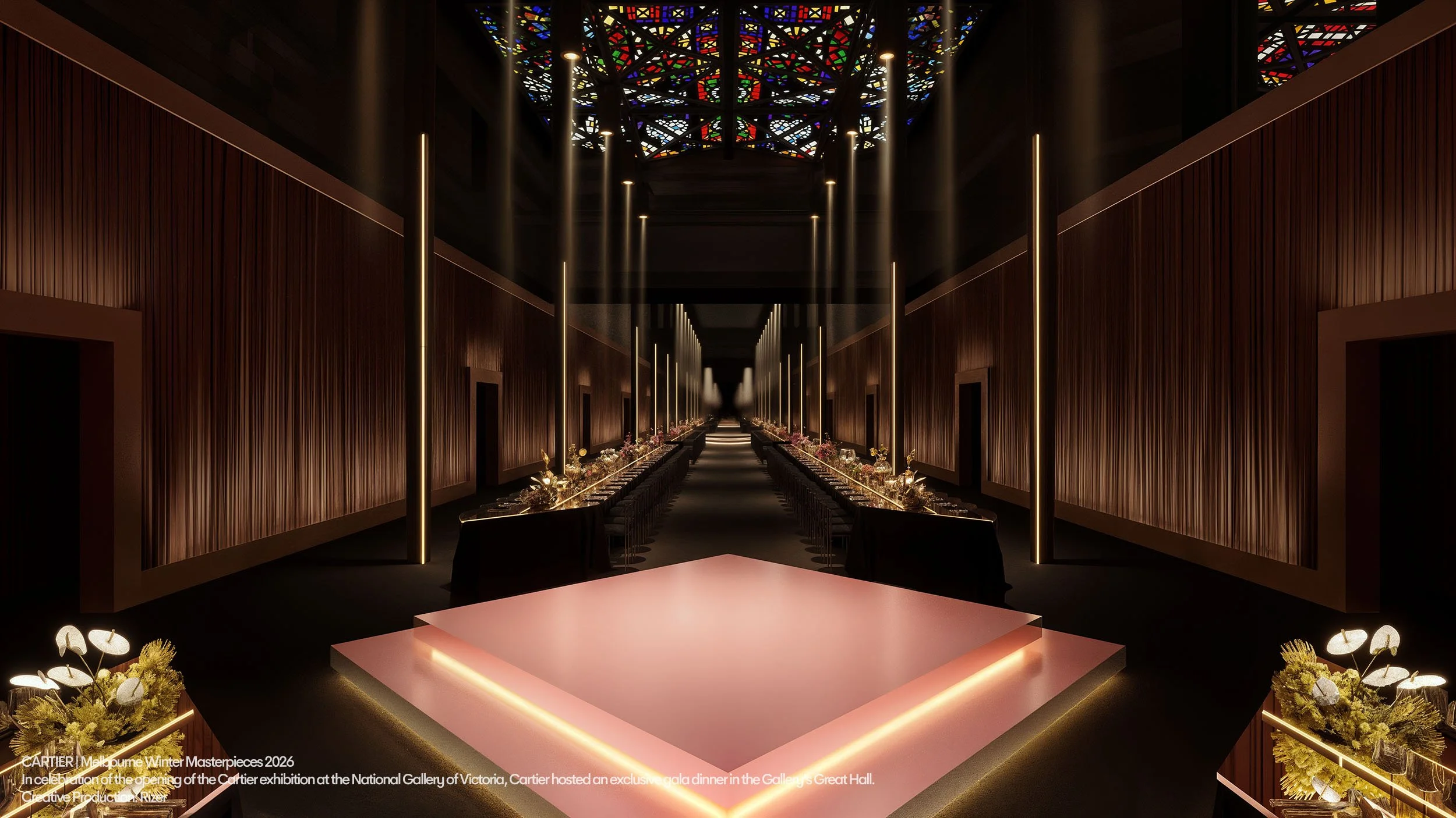Cartier at NGV 3d visualisation by Rizer  // 3d visualisation