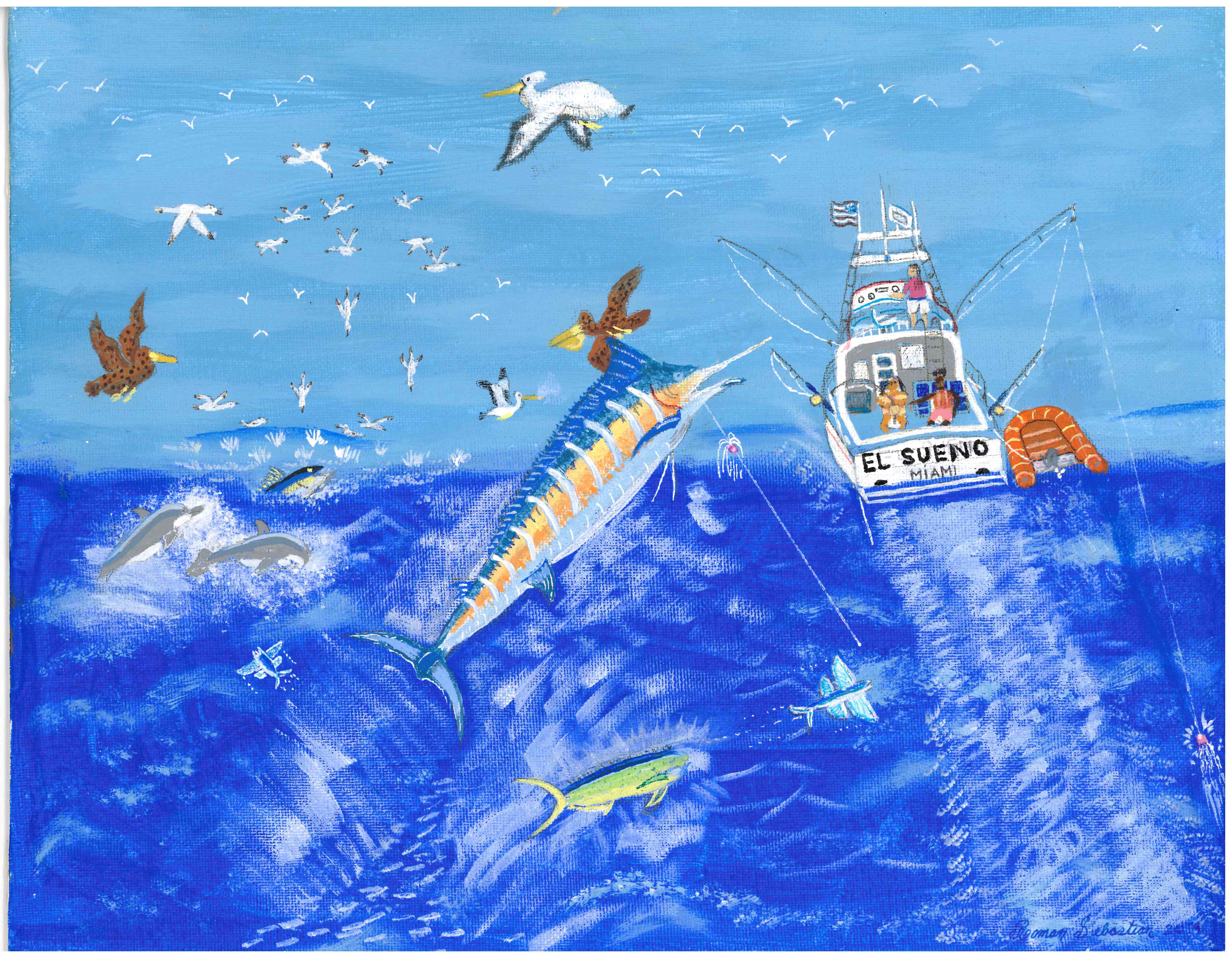 First Marlin (Original $1,995, Full Size Print $75)