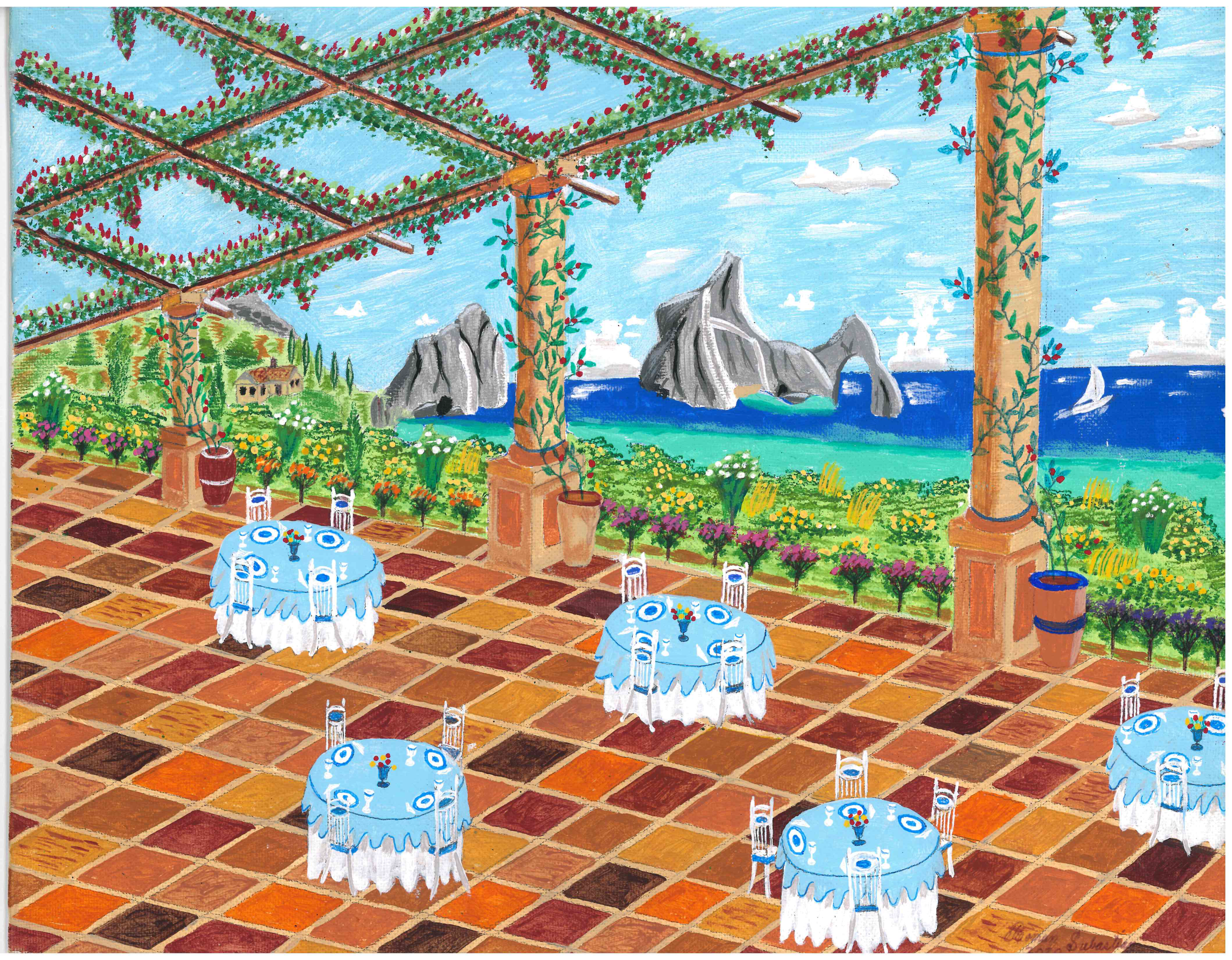 CASA VIA CAVA (Original $4,295, Full Size Print $110)